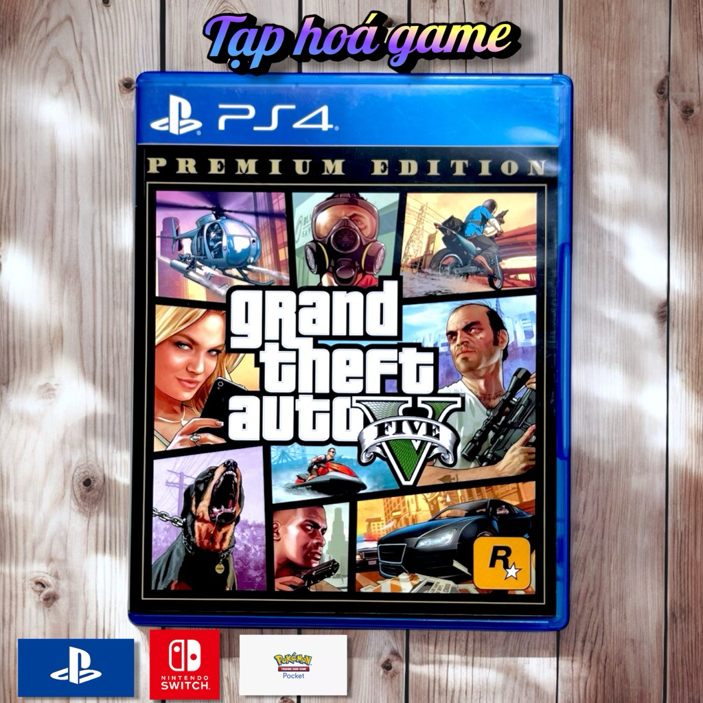 Đĩa game PS4: Grand Theft Auto V ( GTA 5)