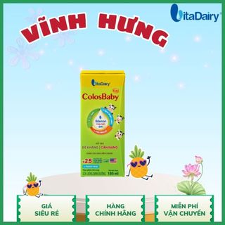 Sữa uống dinh dưỡng Colosbaby Gold cải tiến 110ml/180ml ( thùng 24 hộp/48 hộp ) - Vitadairy