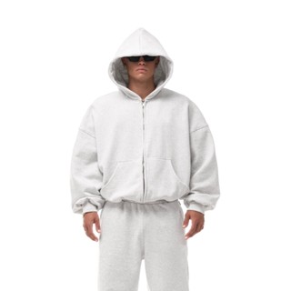 Hoodie Fall 25 Double Zip Boxy - Áo khoác dài tay dây kéo sắt 2 đầu nỉ chân cua nam nữ