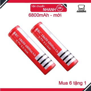 Mới UltraFire Pin 3.7V 18650 Pin dung lượng 6800mAh 3V7 4800mAh tốt dùng cho đèn pin sạc dự phòng