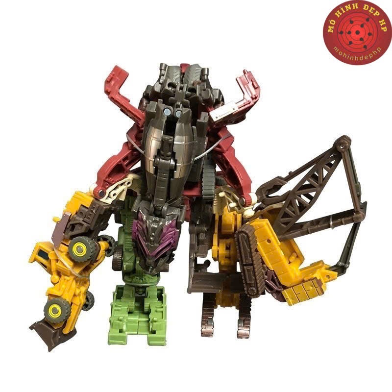Mô hình transformation Devastator 7in1 Combine Decepticon Overload Remix Rampage Long Haul Scavenger