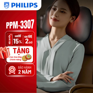  Máy Massage Đa Năng PHILIPS 3307 - 4 chế độ massage thư giãn - Chườm ấm nhiệt độ 