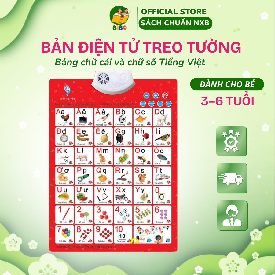Bảng chữ cái điện tử thông minh có giọng nói