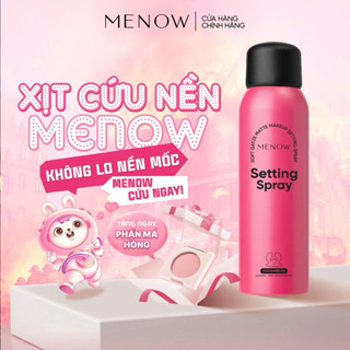 XỊT KHÓA NỀN LÂU TRÔI CẤP ẨM HƠI THỞ SƯƠNG MÙ MENOW SETTING SPRAY 100ml