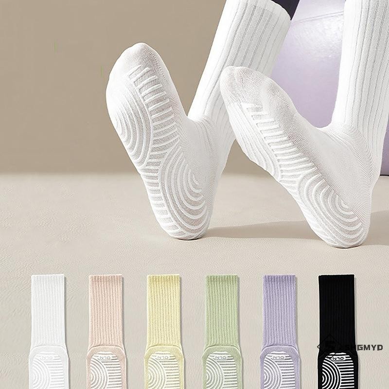 Tất Vớ Yoga chống trơn trượt VÂN LƯỢN SÓNG, có đế cao su Tất Yoga đế chống trượt