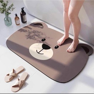  Thảm Lau Chân Thảm Chùi Chân Silicon Thấm Hút Cao Cấp 40x60cm Cao Su Nhà Tắm ND53 