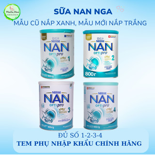 [TEM PHỤ CHÍNH HÃNG] Sữa Nan Nga số 1/2/3/4 lon 800g và 400g cho bé từ 0-36 tháng tuổi