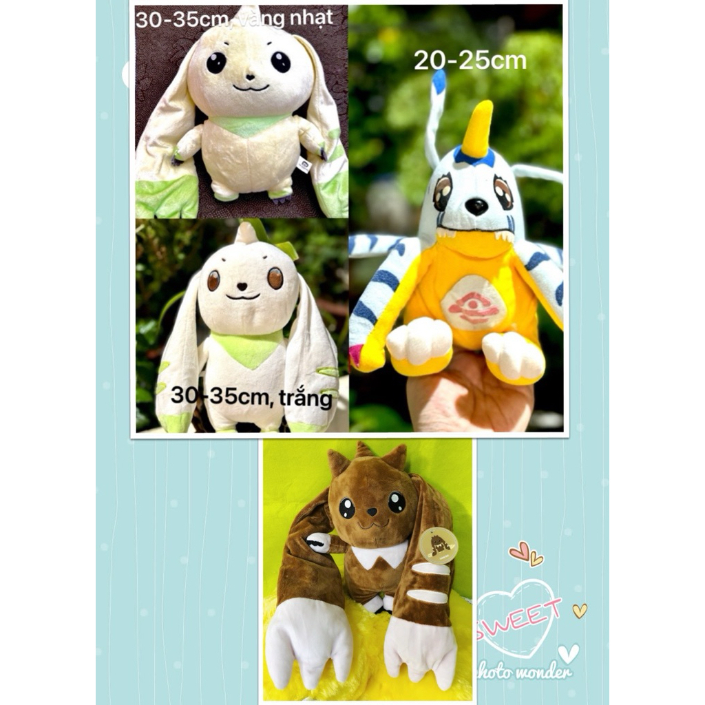 Gấu bông Digimon tai dài siêu xinh