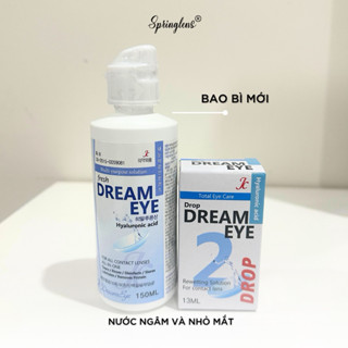 Nước ngâm lens Dream Eye Frenz Pro B5 - Dung dịch bảo quản rửa sạch kính áp tròng Springlens