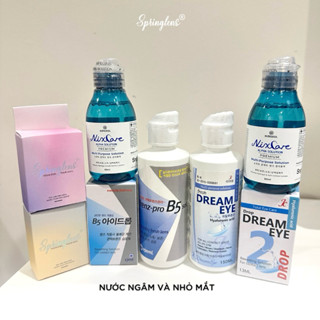 DUNG DỊCH NƯỚC NGÂM LENS FRENZ PRO B5 VÀ NHỎ MẮT FRENZ PRO B5 - FRESH EYES @spring.lens