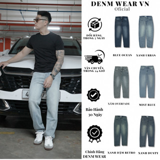  Quần Jeans Nam Ống Suông Đứng Form Regular Fit  Dễ Phối Đồ Với Mọi Outfit ,Chất Jean Cao Cấp 