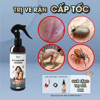 Xịt Ve Rận Cấp Tốc Cho Chó Mèo – Ngừa Ghẻ Nấm Da – An Toàn Từ 2 Tháng Tuổi MasterCare