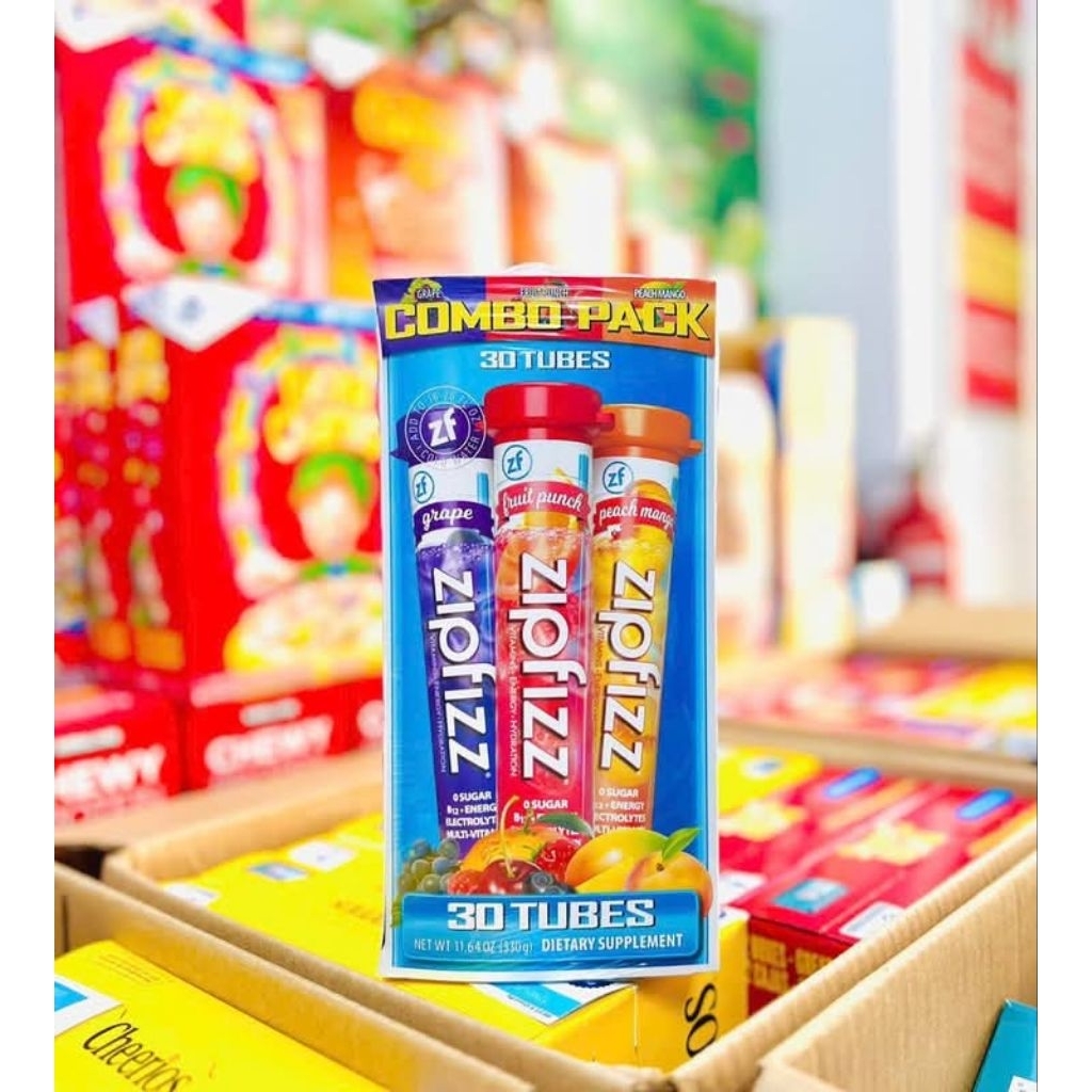 Bột Bổ Sung Năng Lượng Vitamin Zipfizz Healthy Energy Drink Mix B12 hộp 30 ống