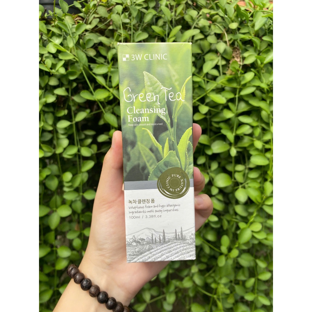 Sữa rửa mặt 3W Clinic Green Tea Foam Cleansing Hàn Quốc