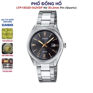 Đồng hồ nữ dây kim loại casio anh khuê ltp-1302d-1a2vdf