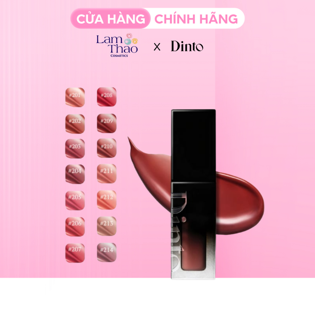 Son Tint Bóng Thuần Chay Dinto Blur Glowy Lip Tint