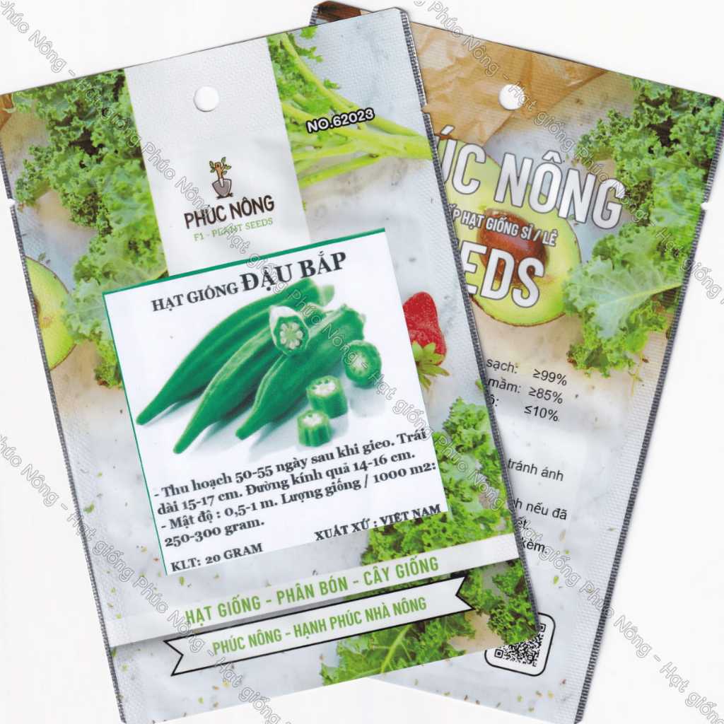 20gr - (Hỏa tốc) Hạt giống Cây Đậu Bắp Xanh