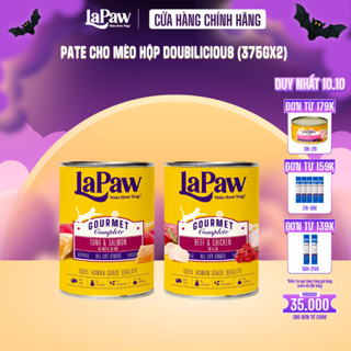 LaPaw Gourmet Pate Mèo Hộp Doublicious (375g x 2lon)