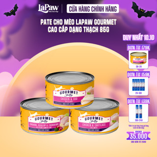 laPaw Gourmet Pate cho mèo cao cấp dạng thạch hộp 85g