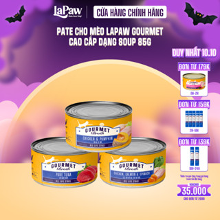 laPaw Gourmet Pate cho mèo cao cấp dạng soup hộp 85g