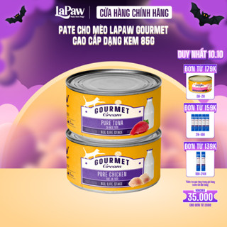 laPaw Gourmet Pate dạng kem cho mèo mọi lứa tuổi 85G