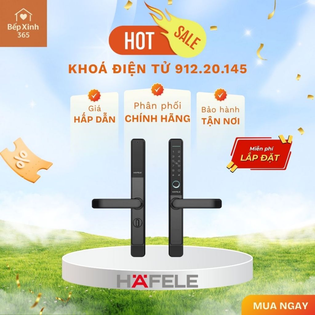 Khóa điện tử cửa nhôm Hafele DL6600 912.20.145 – An toàn & tiện lợi cho ngôi nhà bạn