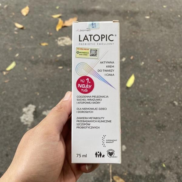Kem Dưỡng Ẩm LATOPIC PROBIOTIC EMOLLIENT Active Face and Body Cream dành cho da dị ứng/kích ứng 75ml