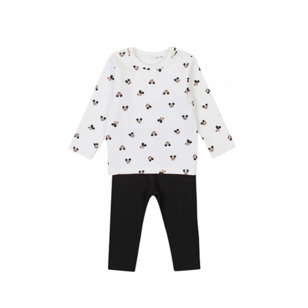 Sz 75- Bộ mickey Agabang quần legging lưng cao che bụng