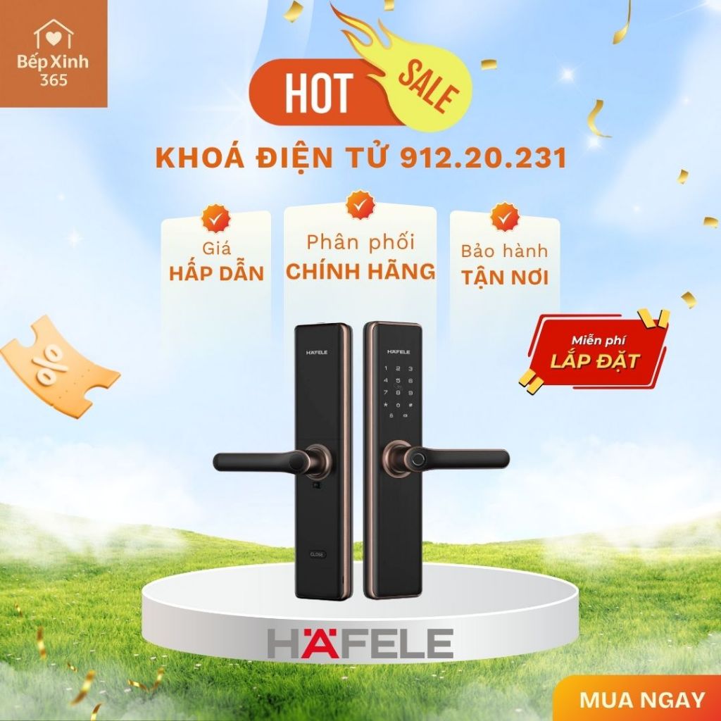 KHÓA ĐIỆN TỬ HAFELE DL7600 912.20.231 – Bảo vệ ngôi nhà an toàn