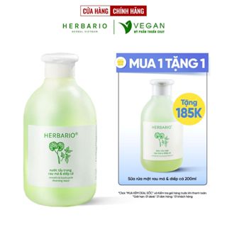 Nước tẩy trang Rau Má & Diếp Cá Herbario 300ml - VEGAN - Mỹ phẩm thuần chay