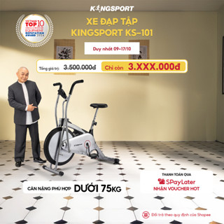 Xe đạp tập KINGSPORT KS-101 tập luyện toàn thân, tích hợp đồng hồ đo lường chỉ số