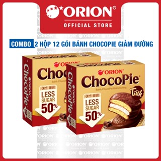  Combo 2 Hộp 12 Gói Bánh ChocoPie Giảm Đường  360g  