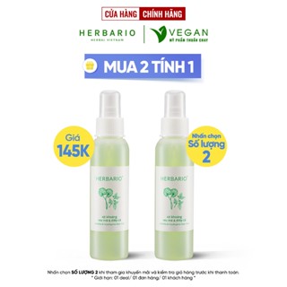 Xịt khoáng Rau Má & Diếp Cá herbario 100ml thuần chay