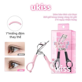   HOẢ TỐC  Kẹp Mi Ukiss Cong Tự Nhiên – Bấm Mi Siêu Êm Không Gãy Mi Tặng Đệm Thay Thế Phù Hợp Mọi Dáng Mắt 