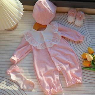  T10 - body THU ĐÔNG liền thân màU HỒNG mũ nồi cho bé 3-10kg Made BY Hằng 