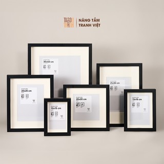  Khung Hình Hộp  Đủ Size  Độ Sâu 1,5cm Khung Ảnh Để Bàn & Treo Tường Đa Năng - Axia Frame Thảo Tranh 