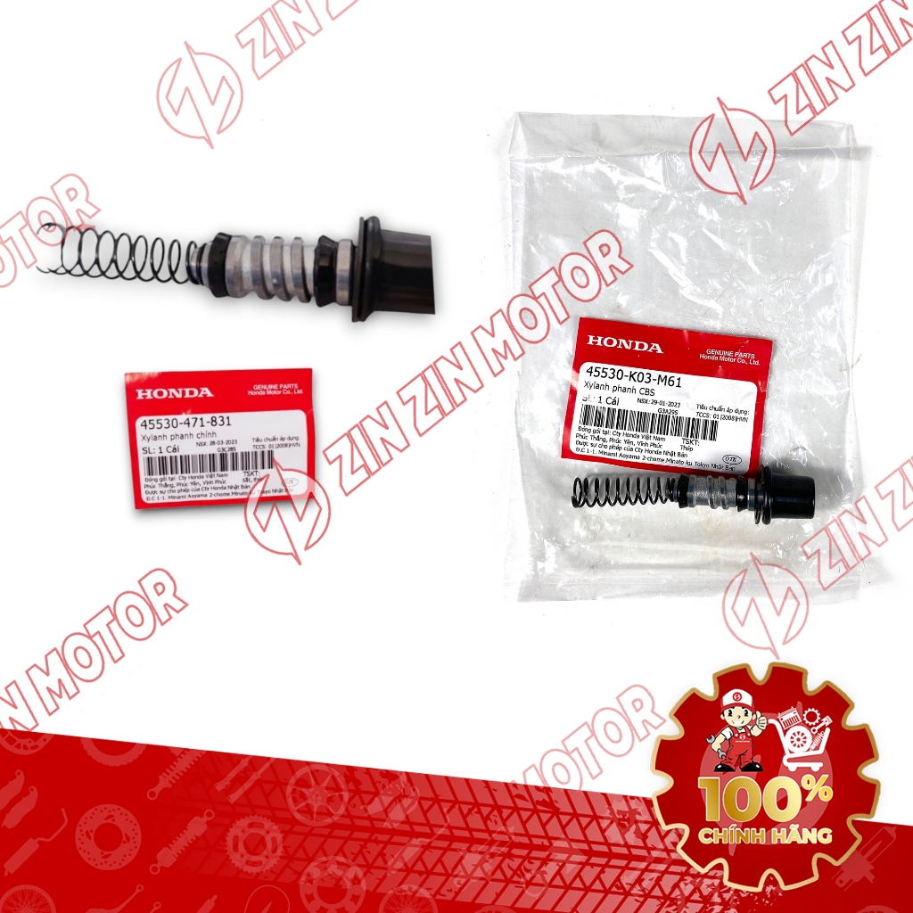 Piston, Xy Lanh Cùm Phanh Thắng Trước Sau SH 150i / 125i 2017 2018 2019 45530-K03-M61, 45530-471-831