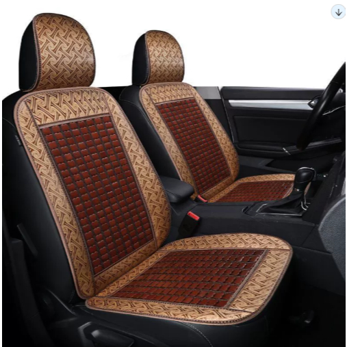 Lót ghế ô tô văn phòng bằng tre trúc chống nóng chống mỏi lưng và thông thoáng khí cho ghế ô tô, bộ lót 1 chiếc