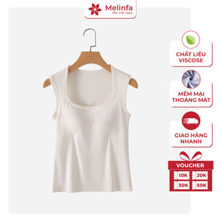  Áo ba lỗ có đệm ngực Cao Cấp vải Viscose tự nhiên mềm mại thoáng mát phù hợp mặc nhà tập gym mã VAA0517 