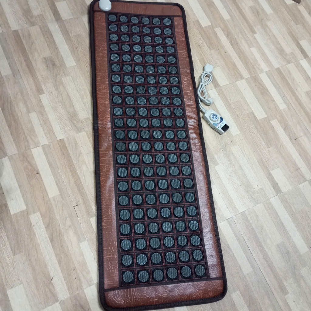 Thảm Đá Nóng Hàn Quốc  Không Led 50x15 Nệm Sưởi Ấm Massage Xài Điện Món Quà Sức Khoẻ PVN132