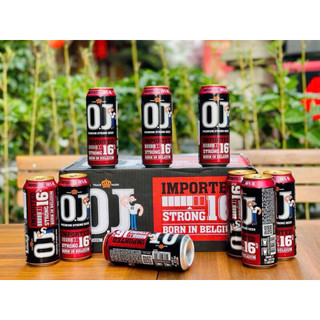 Bia OJ Imported Strong 16% Bỉ – thùng 24 lon 500ml