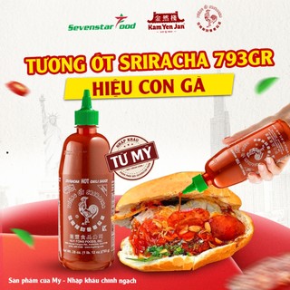Tương ớt Sriracha HUY FONG hiệu con gà chai 793G | Sản xuất tại Mỹ - SevenStar Food