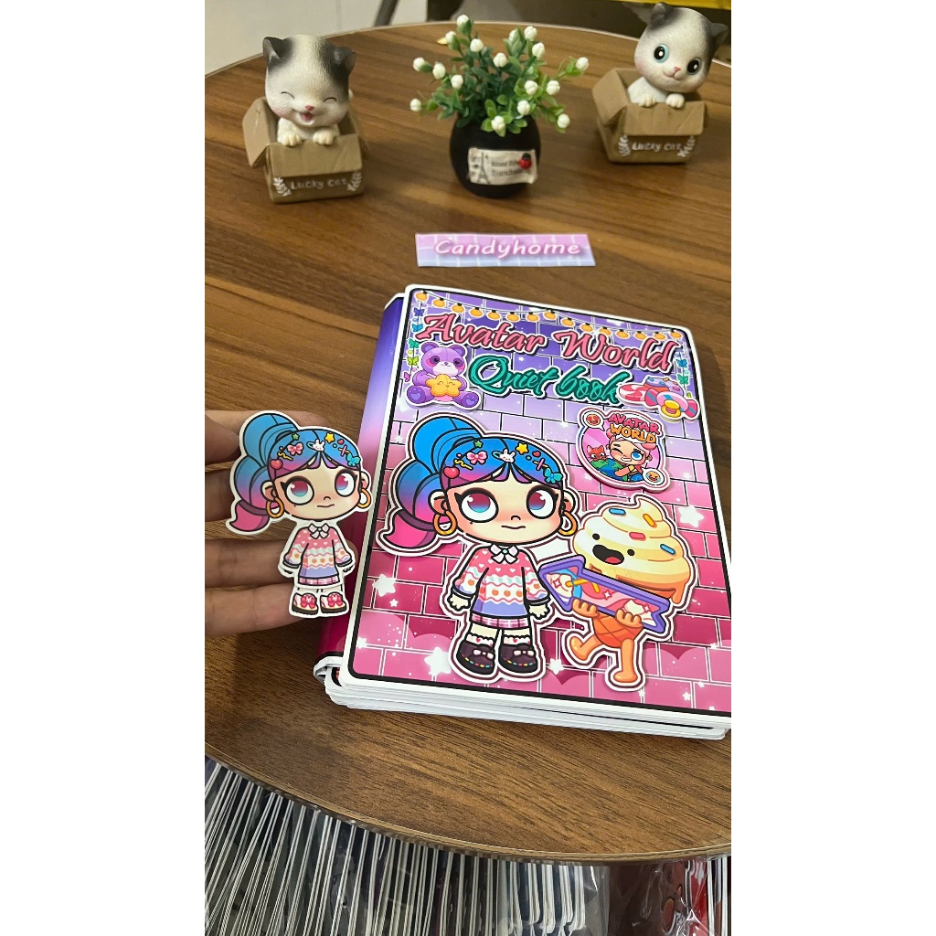 Ngôi nhà búp bê giấy New Avatar World, búp bê giấy, candyhome paper