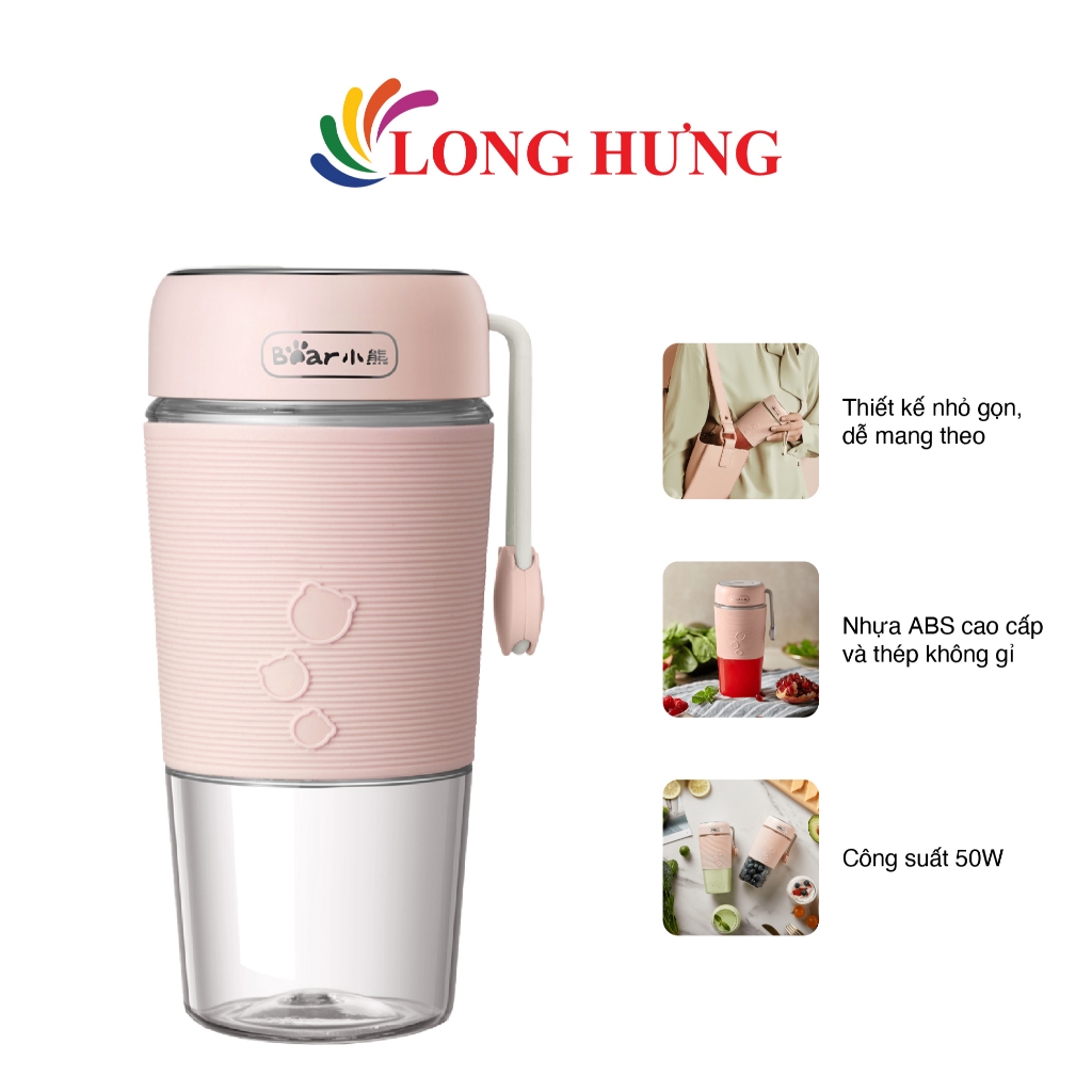 Máy xay sinh tố cầm tay Bear LLJ-B03C1 - Hàng chính hãng