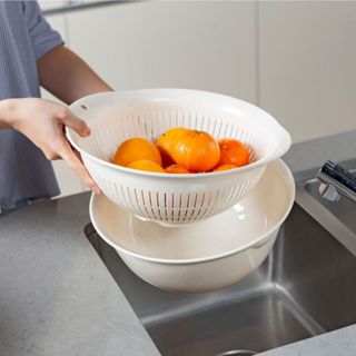 Bộ thau rổ cao cấp Yoko Inochi (tiêu chuẩn Nhật Bản) có tráng bạc kháng khuẩn