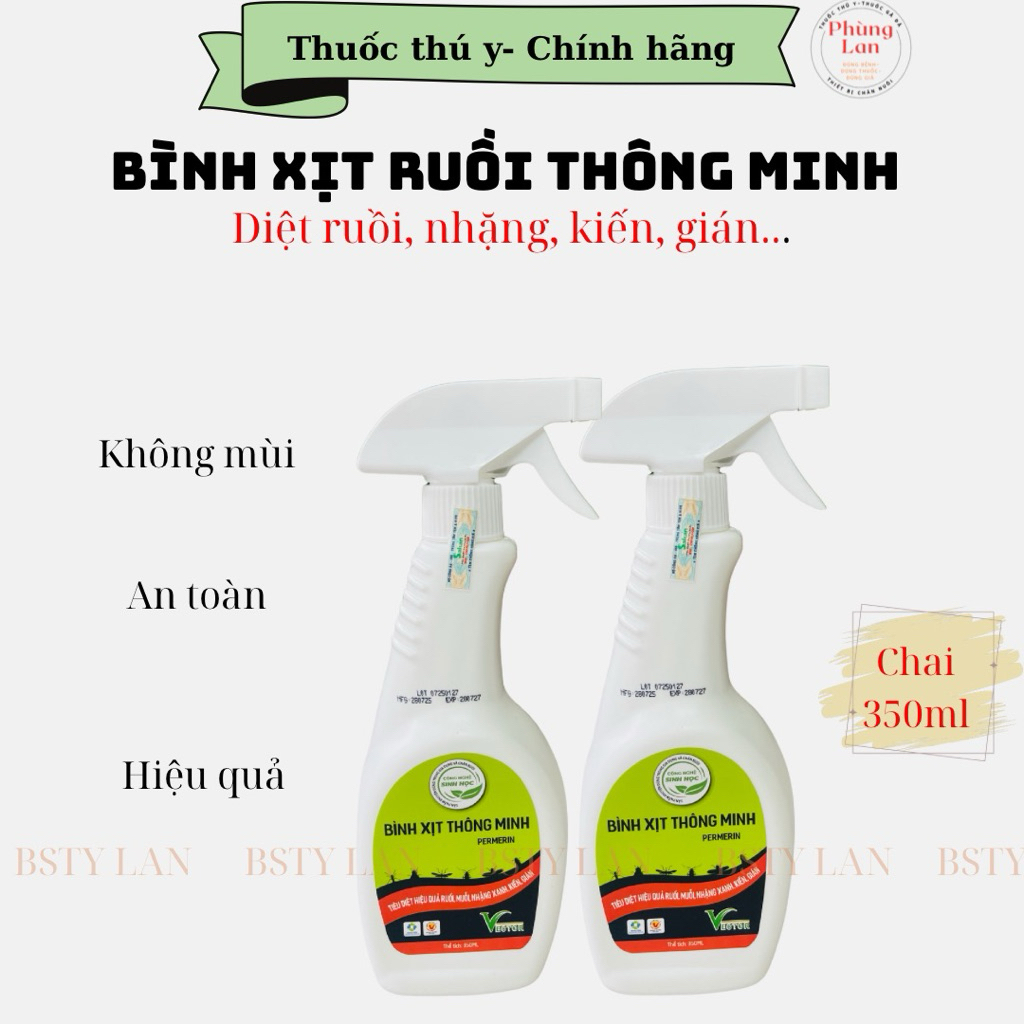 Bình xịt ruồi thông minh 350ml- công ti Sakan Việt Nam
