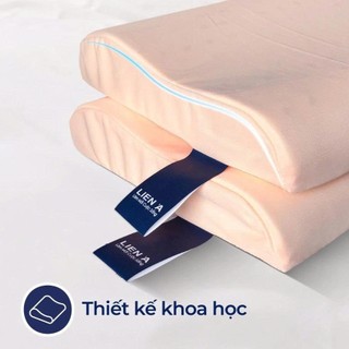Gối nằm cao su thiên nhiên em bé Contour Liên Á 22x40x5cm
