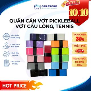 Quấn Cán Vợt Pickleball Cầu Lông Tennis – Chống Trượt, Êm Tay – Đủ Màu – Hàng Chính Hãng QIS