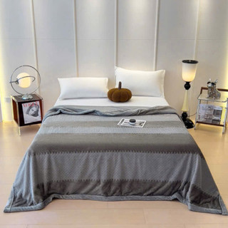 Chăn nỉ nhung tuyết sữa Bo decor dập vân chìm Mix Viền trắng hiện đại nổi bật, chăn nhung sữa giữ nhiệt ấm áp 2m-2m3