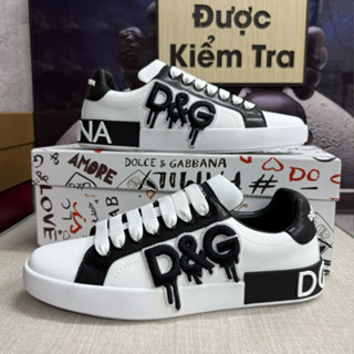  Giày Lười Nam Nữ Đ.G Trắng Thể Thao Cổ Thấp Chữ Chảy giày  nam nữ bạch công tử vân chìm bản cao cấp full box bill 